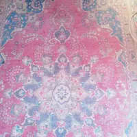 یک تخته فرش دستباف قدیمی تقریباصدساله|فرش|ری, |دیوار