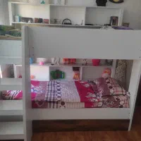 تخت خواب دو طبقه چوبی|تخت و سرویس خواب|مشهد, حسابی جنوبی (شهرک غرب)|دیوار
