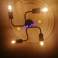 لوستر سقفی 6 شاخه مدرن روشنایی فتاحی|لوستر و چراغ آویز|تهران, میدان ولیعصر|دیوار