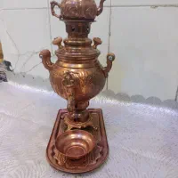 سماور و قوری مسی