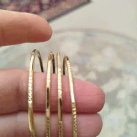 النگو رنگ ثابت شماره 3دستبند تمام نگین وساعت