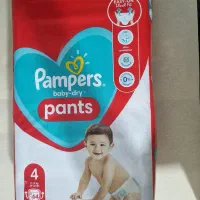 پوشک پمپرز شورتی سایز ۴ بسته ۶۴ عددی
