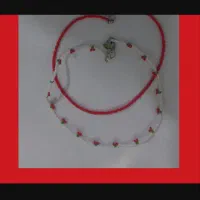 گردنبند مرواریدی با منجوق