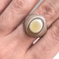 انگشتر باباقوری چشم‌گاوی کهنه