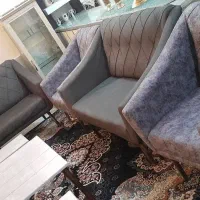 مبل ۷ نفره طوسی و سبز