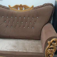 مبل ۷ نفره استیل به همراه میز وسط و عسلی ها|مبلمان خانگی و میز عسلی|تهران, هفده شهریور|دیوار