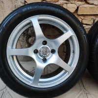 رینگ و لاستیک 16 پنج پر اختاپوسی+لاستیک خارجی|قطعات یدکی و لوازم جانبی|فسا, |دیوار
