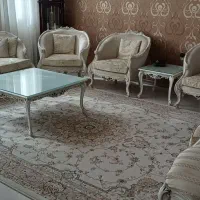 مبلمان کلاسیک ۷ نفره با میز ناهارخوری ۸ نفره