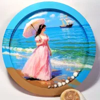 سینی چوبی کف رزین