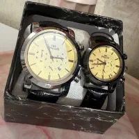 ساعت ست بند چرمی