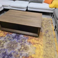 میز جلو مبلی ۴ درب روکش چوب