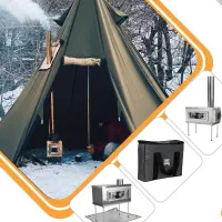 بخاری هیزمی / بخاری مسافرتی /گرم کن