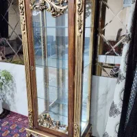 گنجه تمیز وبدون خط رنگ طلایی|بوفه، ویترین، کنسول|قائن, |دیوار