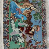 قالیچه ابریشم دست بافت