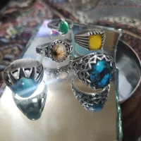 5 انگشتر نقره 925