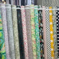 پارچه نخی طرحدار و گلدار