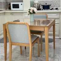 میز و صندلی چوب راش