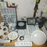 تعمیر و فروش لامپ چراغ پروژکتور پنل هالوژن محافظ