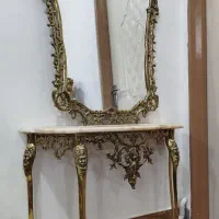 آینه کنسول برنز اصل|مبلمان خانگی و میز عسلی|مرند, |دیوار