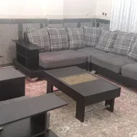 مبل ۸ نفره راحتی کم کارکرده|مبلمان خانگی و میز عسلی|قرچک, زیبا شهر|دیوار