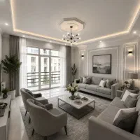 ۶۰متر دوخواب فول سالن پرده خور سلسبیل کمیل