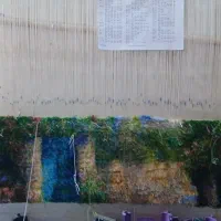 تابلو فرش تبریز طرح کوچه باغ