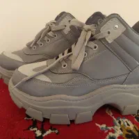 کفش تمیز به رنگ طوسی