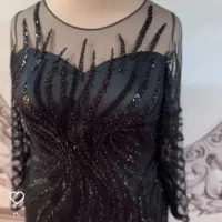 لباس مجلسی سنگدوزی