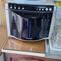 ماکروفر جلو خم سامسونگ در حد سالم