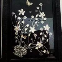 تابلوی نقره و پایه ی آهنی جهت اجاره به مراسمات