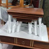 میز مبل ۴ عدد نو نو برای تغییر رنگ ب فروش میرسه