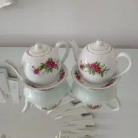 گلسرخی و نعلبکی و گلابپاش دنسی