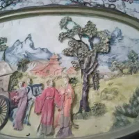 تابلو قدیمی چینی|کلکسیون اشیاء عتیقه|ماهدشت, |دیوار