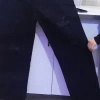 شلوار کتان مشکی  اسپرت