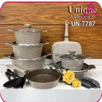 سرویس قابلمه چدن گرانیت فورته یونیک فروش ویژه|ظروف پخت‌وپز|لاهیجان, گلستان|دیوار