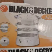 بخارپز ۳ طبقه black and decker