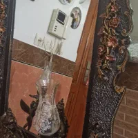 آیینه شمعدان بزرگ وشیک|بوفه، ویترین، کنسول|گنبد کاووس, |دیوار