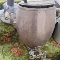 سماور بزرگ قدیمی سالم گازسوز