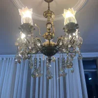 لوستر برنجی سنگین