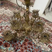 لوستر برنجی|لوستر و چراغ آویز|رباط‌کریم, |دیوار