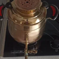 سماور برنجی|قوری، کتری، قهوه‌ساز دستی|پرند, فاز ۶|دیوار