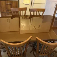 میز ناهار خوری ۶ نفره چوب راش|میز و صندلی غذاخوری|ساری, |دیوار