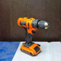 دریل شارژی 24ولت صنعتی چکشی دار با لوزام بی اس bs|ابزارآلات|هشتگرد, شهرک راه آهن|دیوار