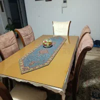 میزنهارخوری ۶نفره جنس چوب راش