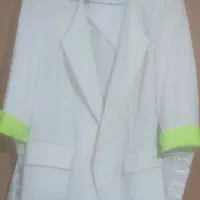 کت سفید با استری