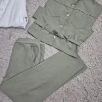 ست سه تیکه زنانه،وست و شلوار،کت شلوار در حد نو