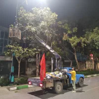 نیسان وخاور جرثقیل دکل بلند سبد بالابر|خدمات حمل و نقل|مشهد, توس (بلوار توس)|دیوار