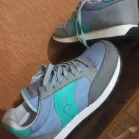 کفش کتونی ساکنی تکرنگ نو نایک جردن اصلی طوسی