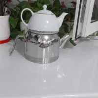 کتری استیل اصل وقوری چینی|قوری، کتری، قهوه‌ساز دستی|ایلام, |دیوار