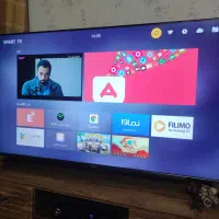 تلویزیون هوشمند جی پلاس 50 به همراه میز تلویزیون|تلویزیون و پروژکتور|پیشوا, |دیوار